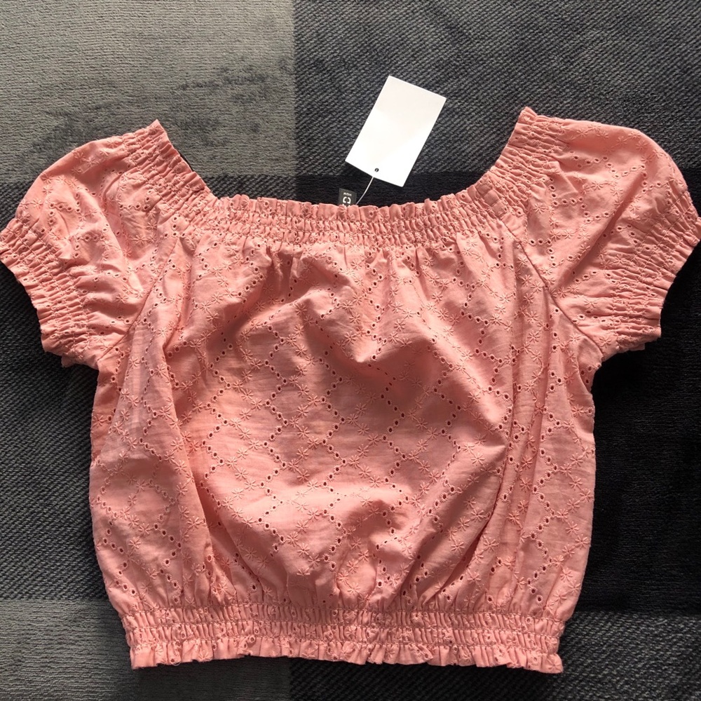 2 H&M off the shoulder crop tops
